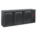 Refroidisseur de bouteilles 3 portes, 500 litres, pieds réglables