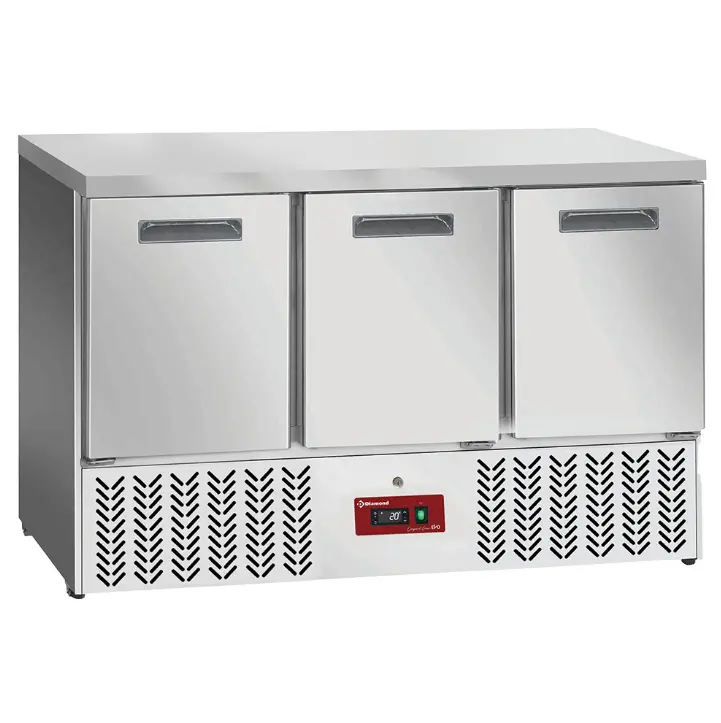 Table frigorifique , 3 portes GN 1/1