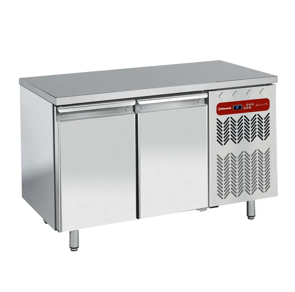 Table de congélation, ventilée, 2 portes GN 1/1
