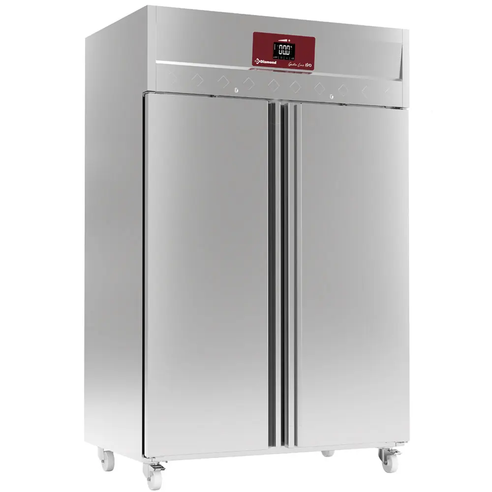Armoire de congélation ventilée 1400 Lit. 2 portes GN 2/1, sur roues