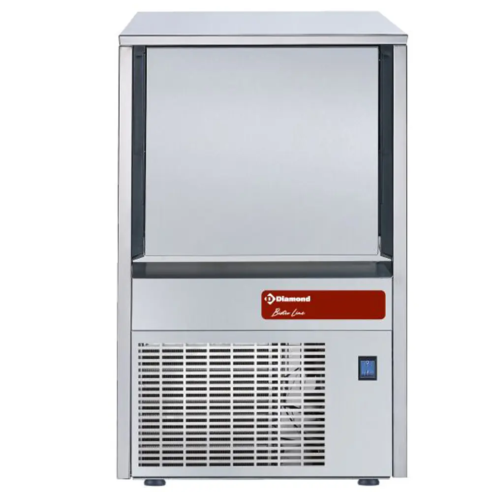 Machine à glaçons creux 22 kg avec réserve 9 kg