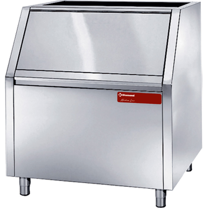 Container de stockage 350 kg, glace granulée