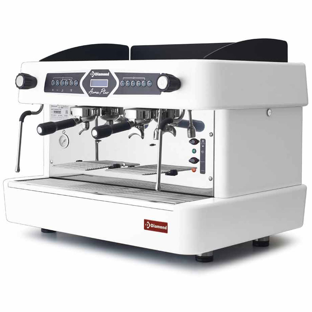 Machine à café 2 groupes, automatique - BLANC - Occasion