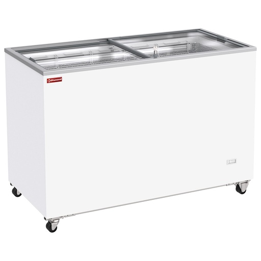 [DI-GVL41-G4] Conservateur bahut, 410 litres, couvercles coulissants sur roulettes