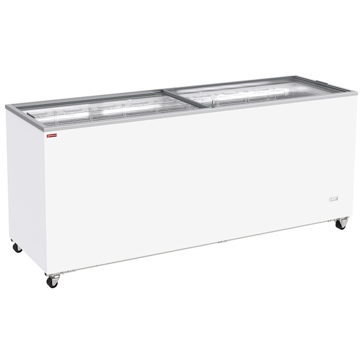 [DI-GVL69-G6] Conservateur bahut, 672 litres, couvercles coulissants sur roulettes
