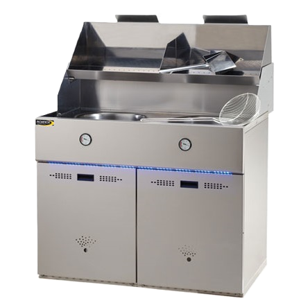 [SO-FGA2GN] Friteuse gaz - Type Défi - 2 cuves