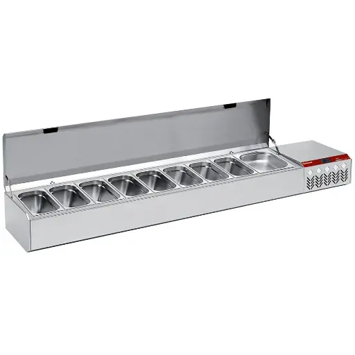 [DI-SY219G/CP9] Structure réfrigérée GN 10x1/3, avec couvercle
