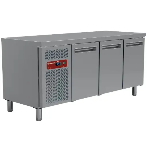 [DI-MR3/R2] Table frigorifique, ventilée, 3 portes GN 1/1(405 Lit.)