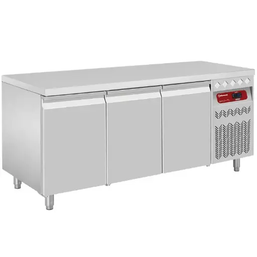 [DI-DT178/P9] Table frigorifique ventilée, 3 portes GN 1/1, 405 Lit.