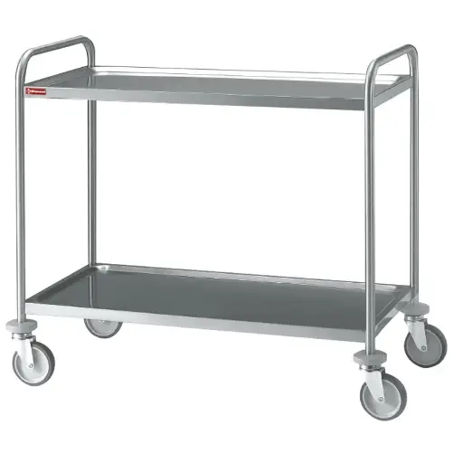 [DI-CR2/80B] Chariot de service 2 niveaux