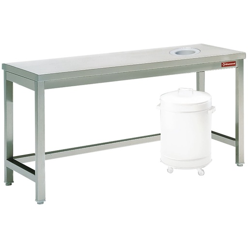 [DI-TS1470] Table à débarrasser avec vide ordure