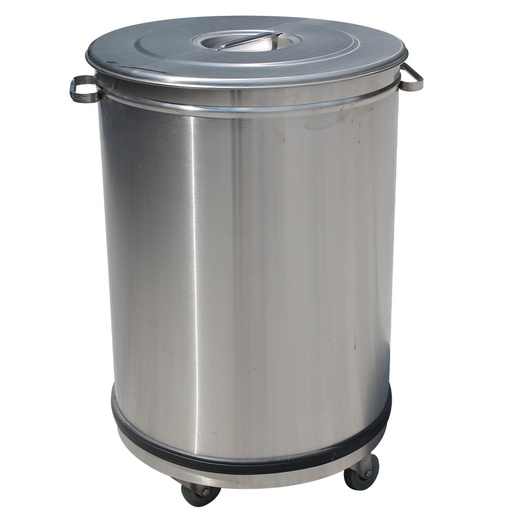 [DI-PCR/105B] Poubelle avec couvercle sur roues - 95 litres