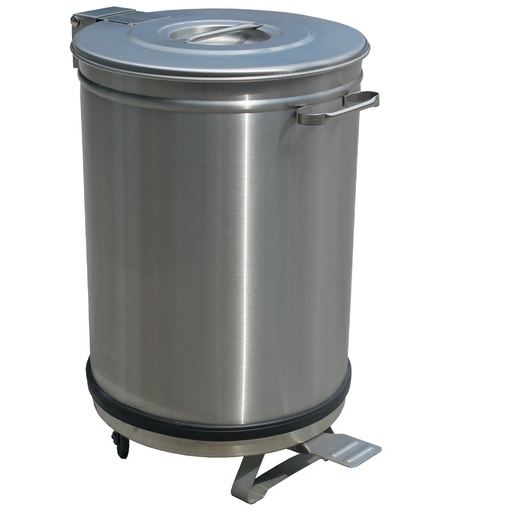 [DI-PCRA/50B] Poubelle avec couvercle à pédale, 50 litres