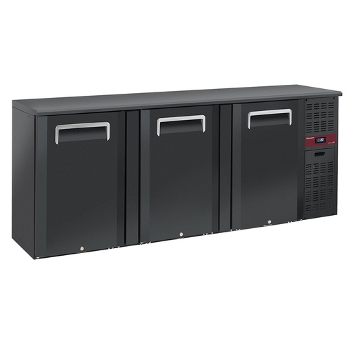 [DI-RLB3-3P] Refroidisseur de bouteilles 3 portes, 500 litres, pieds réglables